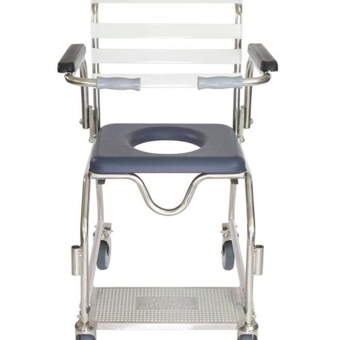 Safety and Mobility Stainless Steel Commode Closed Loop