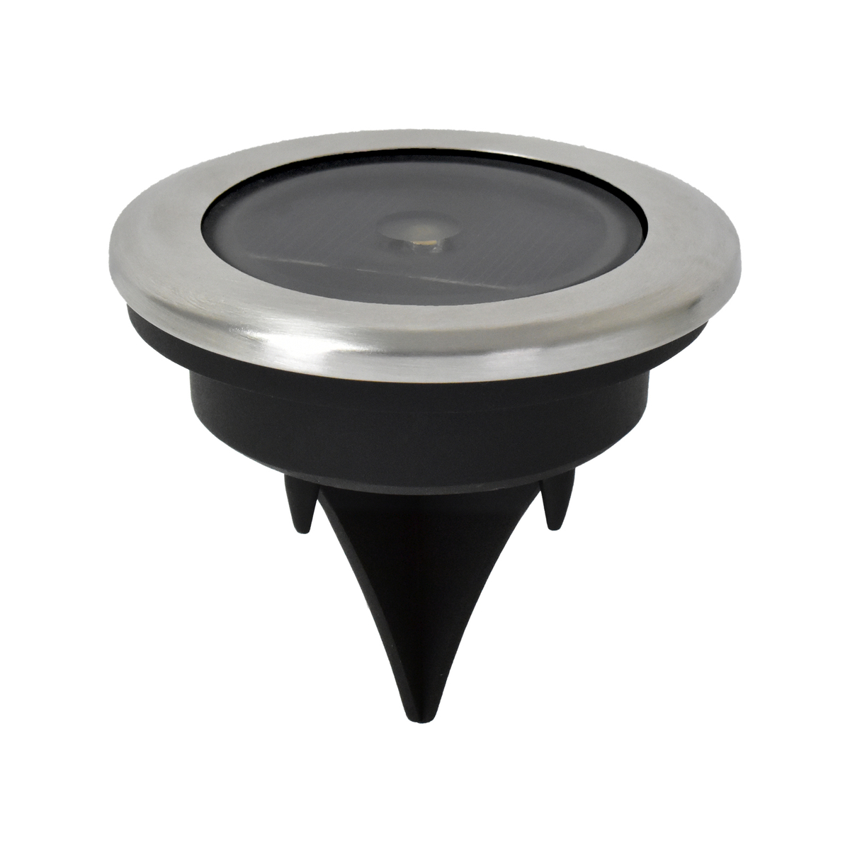 Click 6cm 10 Lumens Bailey Solar LED Disc Light - Pack of 8 - Bunnings ...