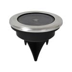 Click 6cm 10 Lumens Bailey Solar LED Disc Light - Pack of 8