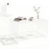 Acrylic Coffee Table Small Clear Acrylic Side Table For Coffee Drink Food Snack
