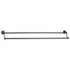 Mondella 935mm Matte Black Maestro Double Towel Rail
