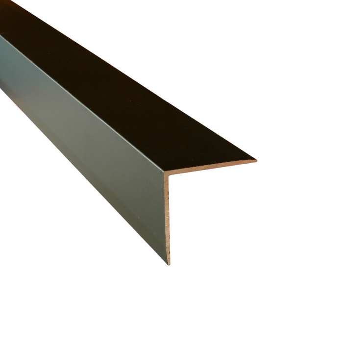 QEP 14mm x 2.5m Black Satin Stick On Mosaic Angle Trim Tile