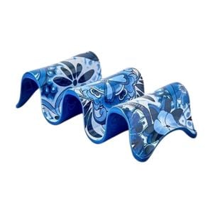 Prepara Melamine Multiple Tortilla Taco Serving Holder Stand 18cm Blue