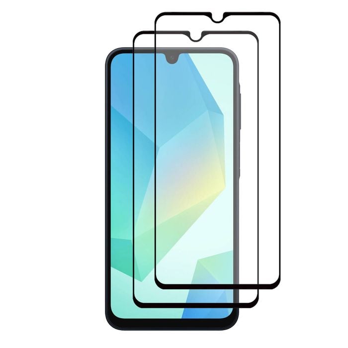 2 Pack MEZON Samsung Galaxy A16 5G Full Cover Tempered Glass Screen Protectors
