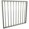 ProtectorAl 975 x 900mm Pale Eucalypt Aluminium Flat Top Garden Gate