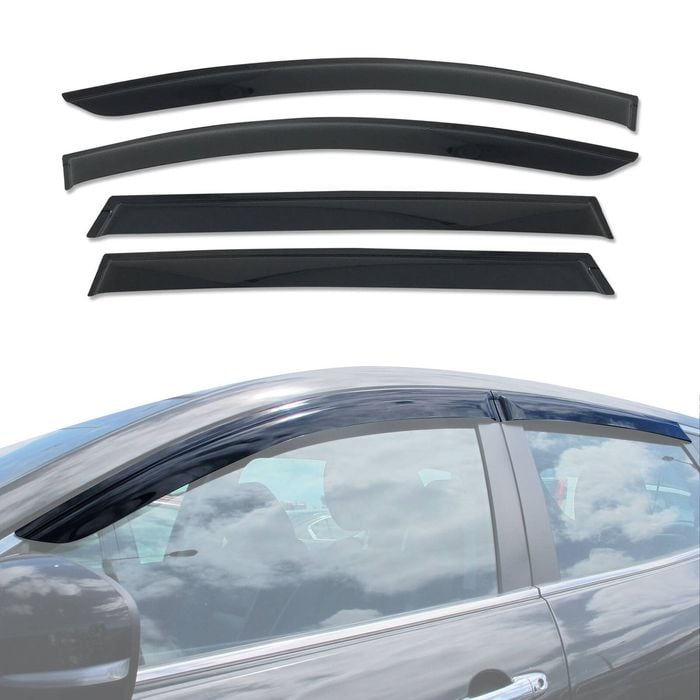 AUSGO Weather Shields for Mazda CX9 CX-9 2007-2016 Weathershields Window Visors Wind Deflectors