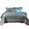 Catzon 3 Pieces Queen Size Quilt Bedding Set Floral Reversible Bedspread