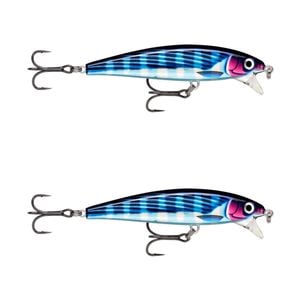 2x Rapala 10cm X Rap Magnum Cast Hard Body Casting Fishing Lures - HD Bonito