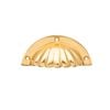Prestige Brass Shell Cup Drawer Pull Handle