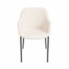 SK Designer Living | Milan Fabric Dining Chair - Texture Ivory