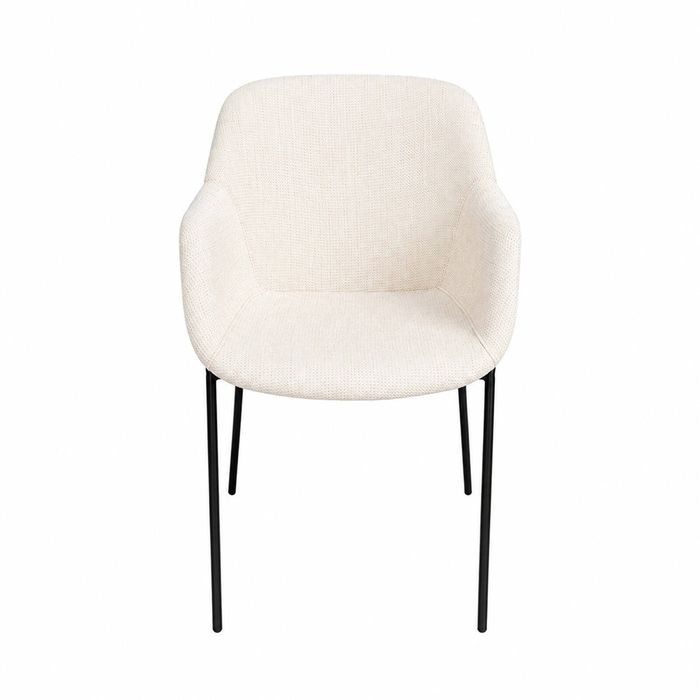 SK Designer Living | Milan Fabric Dining Chair - Texture Ivory