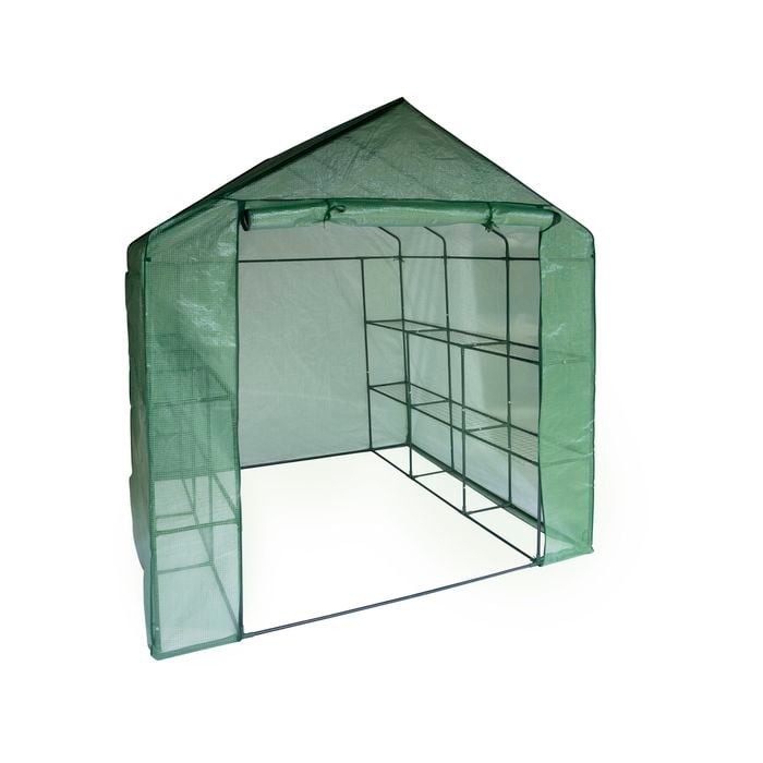 Saxon 200 x 200 x 220cm Large Walk In Greenhouse