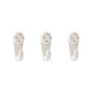 Everhang 6kg Plastic Picture Hanging Utility Hook - 3 Pack