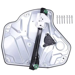 TOPAZ Rear Left Window Regulator W/ Panel for SKODA OCTAVIA 1Z3 1Z5 1Z0839461A