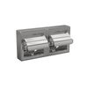 Bradley Australia Double Toilet Roll Holder With Hood