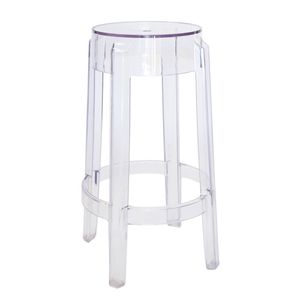 SK Designer Living | Replica Philippe Starck Louis Ghost Stool 66cm | Clear