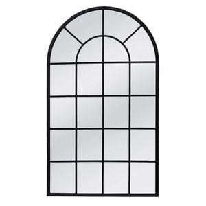 Urban Style Reflections Mirror Lattice Arch Alum Black