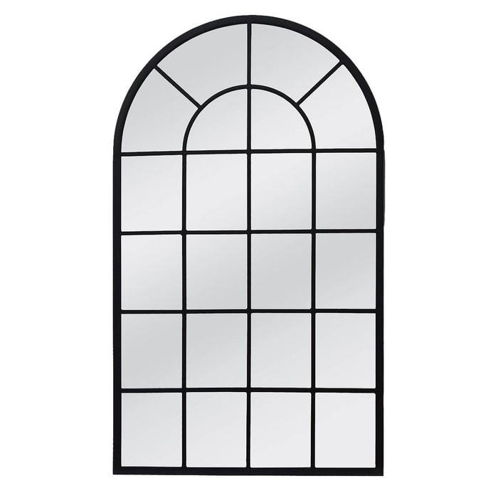 Urban Style Reflections Mirror Lattice Arch Alum Black