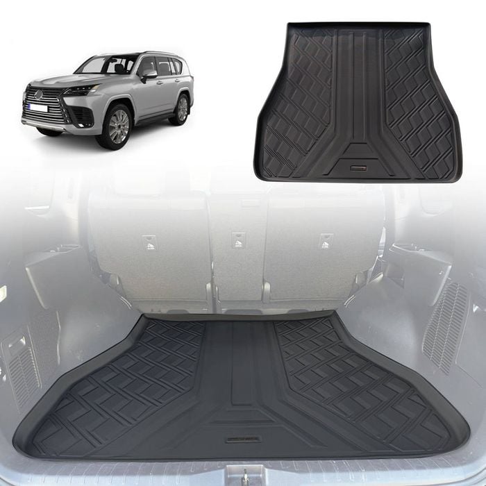 AUSGO Boot Liner for LEXUS LX500d LX600 2021-2025 5-Seat Cargo Trunk Mat Boot Mat