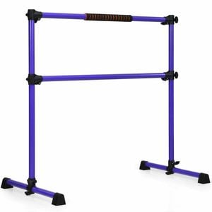 Costway Kid Adjustable Ballet Barre Double Dance Bar Portable Ballet Bar