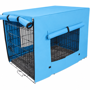 YES4PETS 48' Portable Foldable Dog Cat Rabbit Collapsible Crate Pet Cage with Cover Mat
