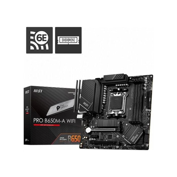 MSI PRO B650M-A WiFi AM5 ATX Motherboard