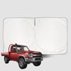 Windscreen Sun Shade for Toyota LandCruiser 79 Series Single Cab 2012-Current Universal Fit Window Visor UV Block