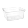 Nisbets Essentials Gastronorm Pan Polypropylene 1/2 Gn 150mm 8.9l Commercial Food Storage Container