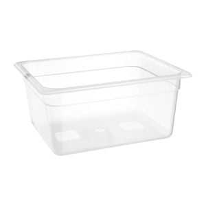 Nisbets Essentials Gastronorm Pan Polypropylene 1/2 Gn 150mm 8.9l Commercial Food Storage Container