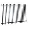 ProtectorAl 2400 x 1800mm Black Steel Security Fence Panel