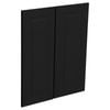 Kaboodle Black Olive Heritage Corner Wall Cabinet Doors - 2 Pack