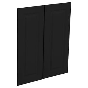 Kaboodle Black Olive Heritage Corner Wall Cabinet Doors - 2 Pack