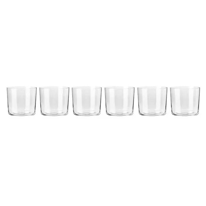6pc Krosno Harmony 350ml Glass Tumbler Set - Clear