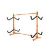 VEVOR Freestanding Kayak Storage Rack Orange Heavy-duty Steel with Padded Arms and Adjustable Width for Indoor Outdoor Garage