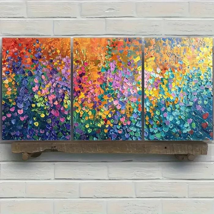 3pcs Abstract Style Art Print 100% Australian Made 3 x 40x60cm (Metal Print)