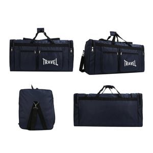 NNEOBA 80L Foldable Waterproof Travel Duffel Bag Deep Blue