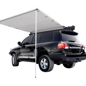 Wildtrak Evo 250 Deluxe 2.5x2.5m 4WD Side Awning 600D Canvas - Silver