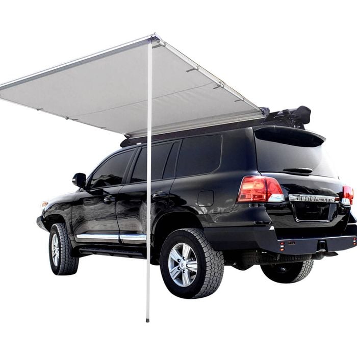 Wildtrak Evo 250 Deluxe 2.5x2.5m 4WD Side Awning 600D Canvas - Silver