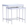 Modern Furniture CAMEO Nest of 2 Tables 48x36cm - Mirror