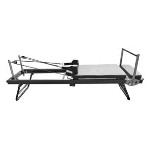 Leaf Living Flexio Multi-purpose Foldable Steel Frame Pilates Reformer Pilates Tables - Black Home Gym