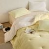 CottonMore Thick Warm Bear Shape Winter Reversible Blanket Quilt Comforter 200x230cm Yellow