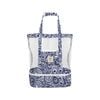 Good Vibes 2-in-1 Beach Insulated Cooler Bag Tahitian Blue 47x45x20cm