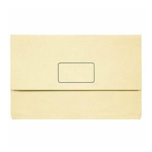 Marbig Slimpick Document Wallet Foolscap (10pk) (Buff)