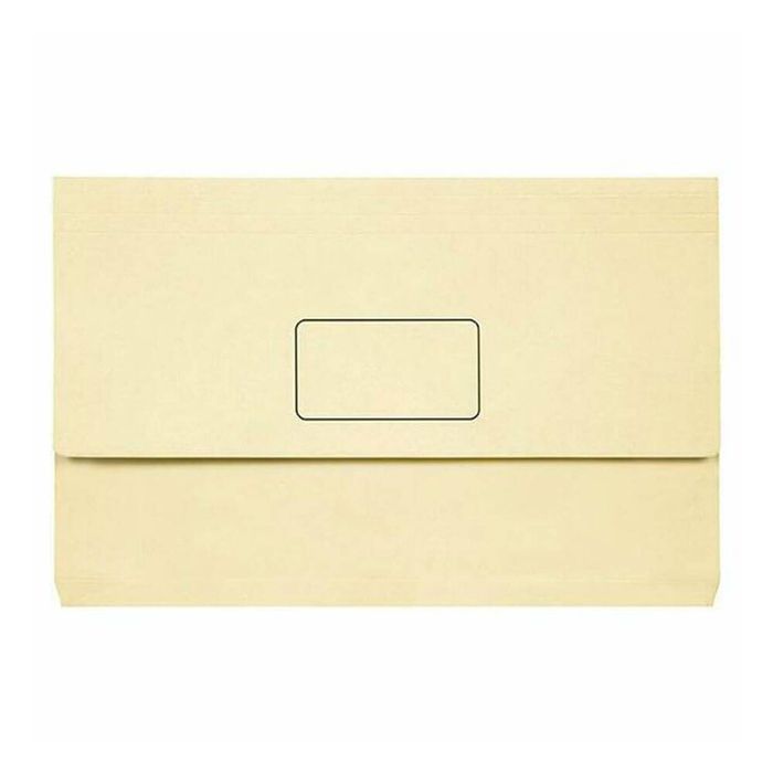 Marbig Slimpick Document Wallet Foolscap (10pk) (Buff)