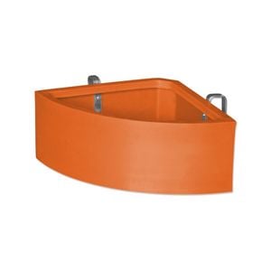 AgBoss Corner Shape Horse Stables and Paddock Fence Feeder 45L Orange