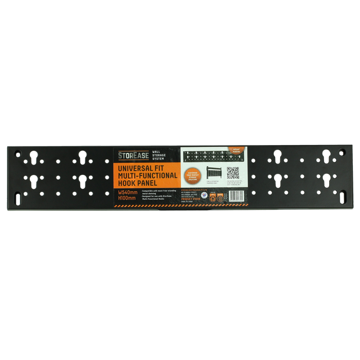 StorEase 540 x 100mm Wall Storage System Hook Panel Universal Fit