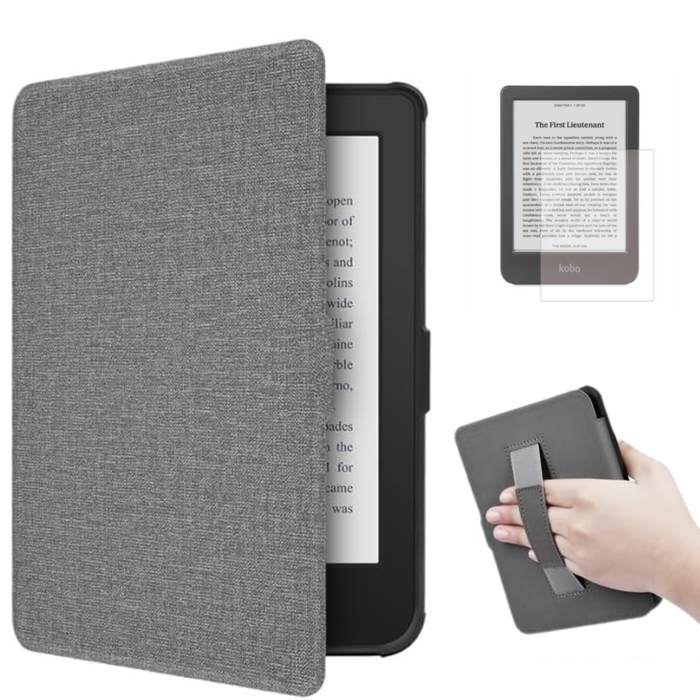 StylePro Combo Kobo Clara Case With Hand Strap And Screen Protector