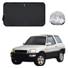 Front Windscreen Sun Shade for Toyota RAV4 1994 - 2000 2-Door (XA10) - Standard 150 x 85 cm - Black