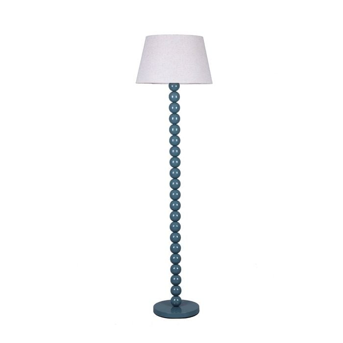 Lexi Lighting Pearl Orb Floor Lamp - Cyan