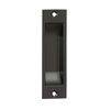 Lemaar 115 x 34mm Black Square Flush Pull